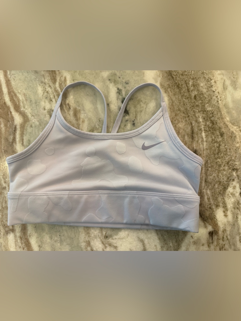 Nike Girls Light Purple Sports Bra Camisole Size youth M Like New!